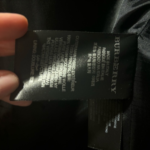 SHOW-STOPPING Burberry Prorsum Couture Wool Trench with Gold Lapel Detailing - Picture 10 of 10